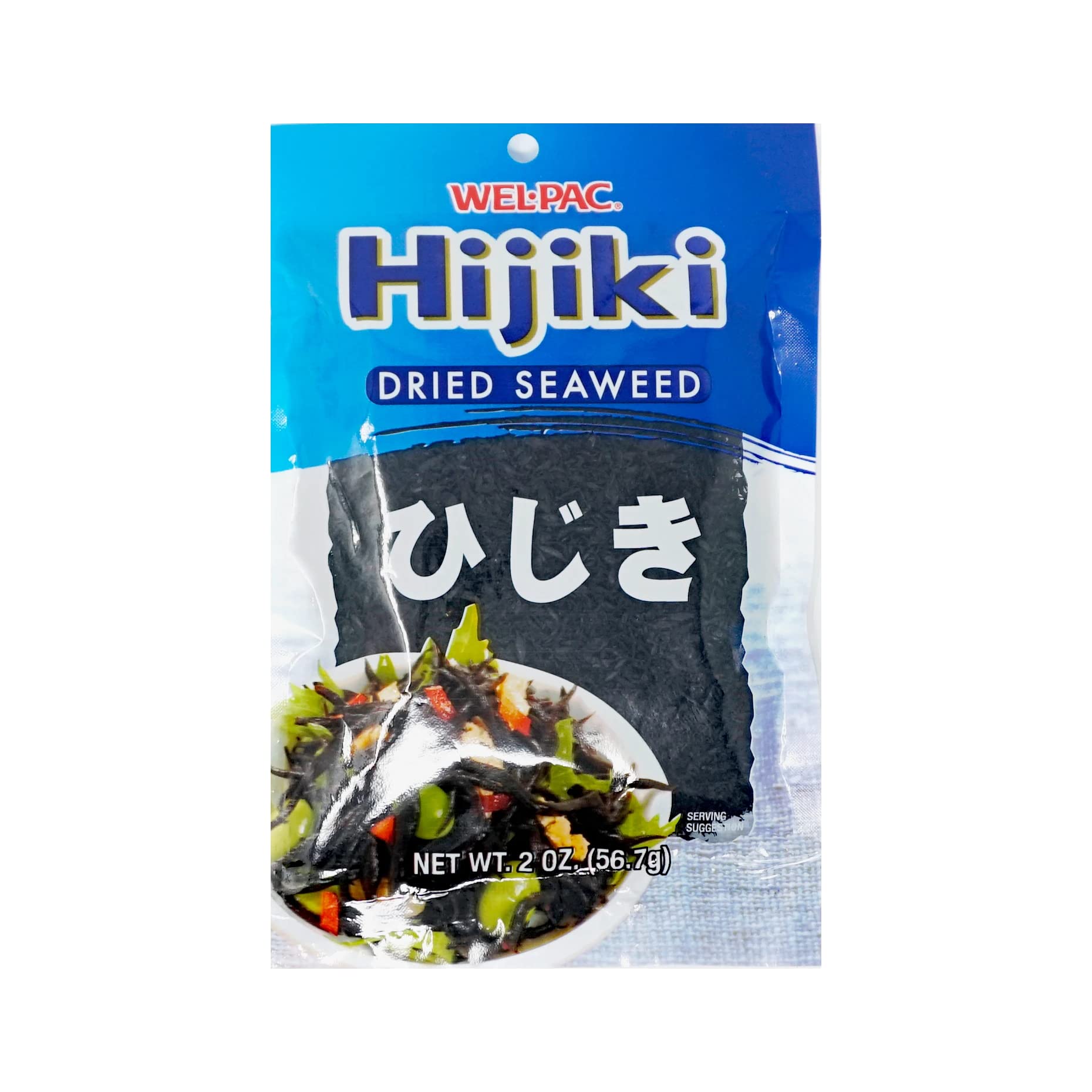 Wel-Pac Hijiki dried seaweed for soups and salads, adds umami and minerals.