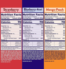 Welch’s Fruit ’n Yogurt Snacks blueberry-acai pack rich in vitamin C and fat-free.