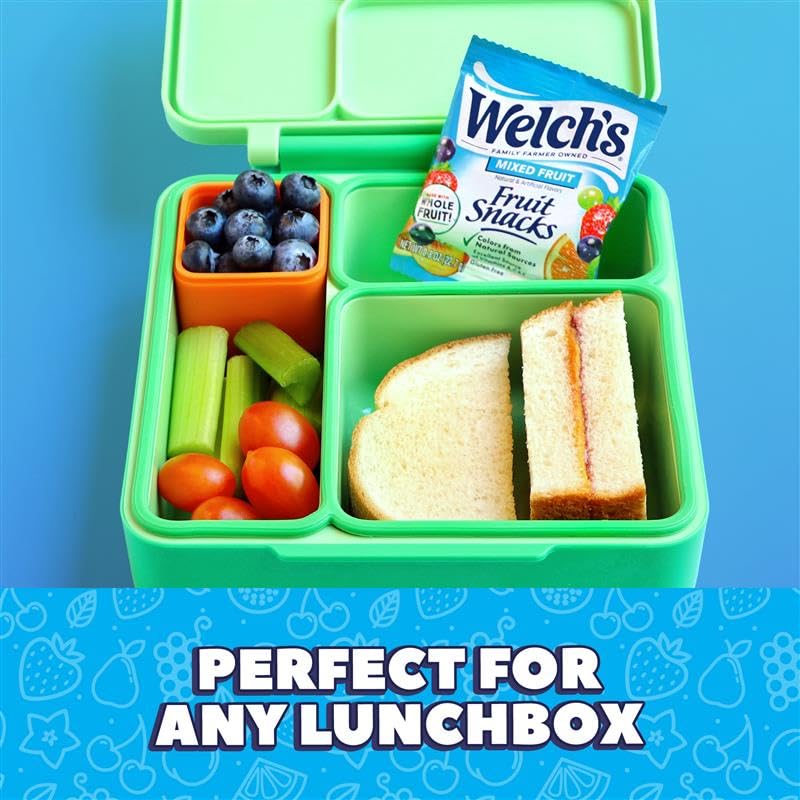 Welch's first-ingredient fruit shown as real fruit in every bite