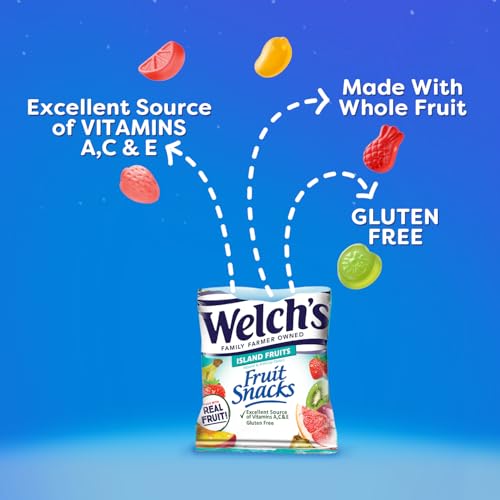 Welch's Fruit Snacks kids lunch pack ready to fit into lunchboxes for everyday use.