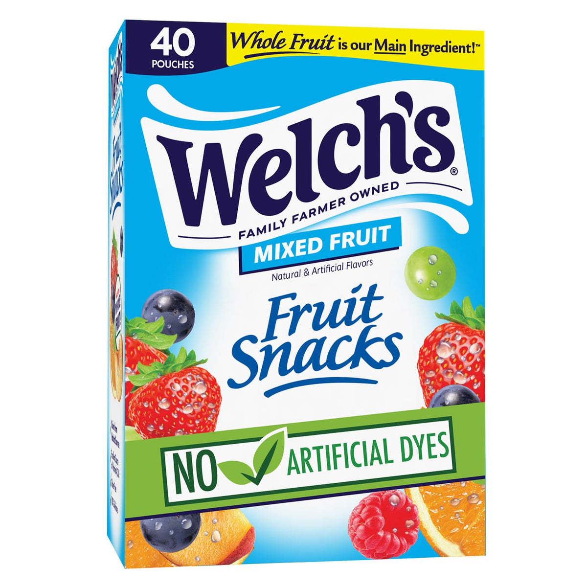 Welch's Mixed Fruit Snacks bulk pack with 40 bags for easy sharing