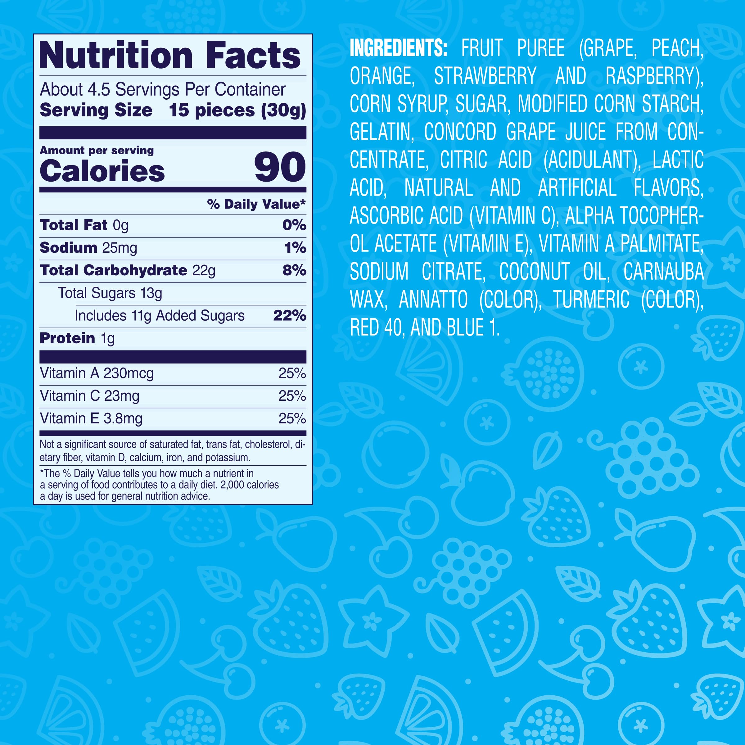 Welch's Fruit Snacks 12-pack display ideal for sharing at games and lunch
