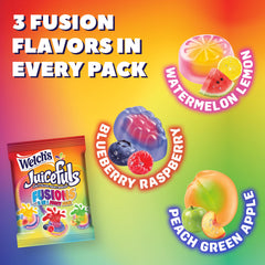 Welch's Juicefuls Fusions 50-pack box pantry-ready snacking.
