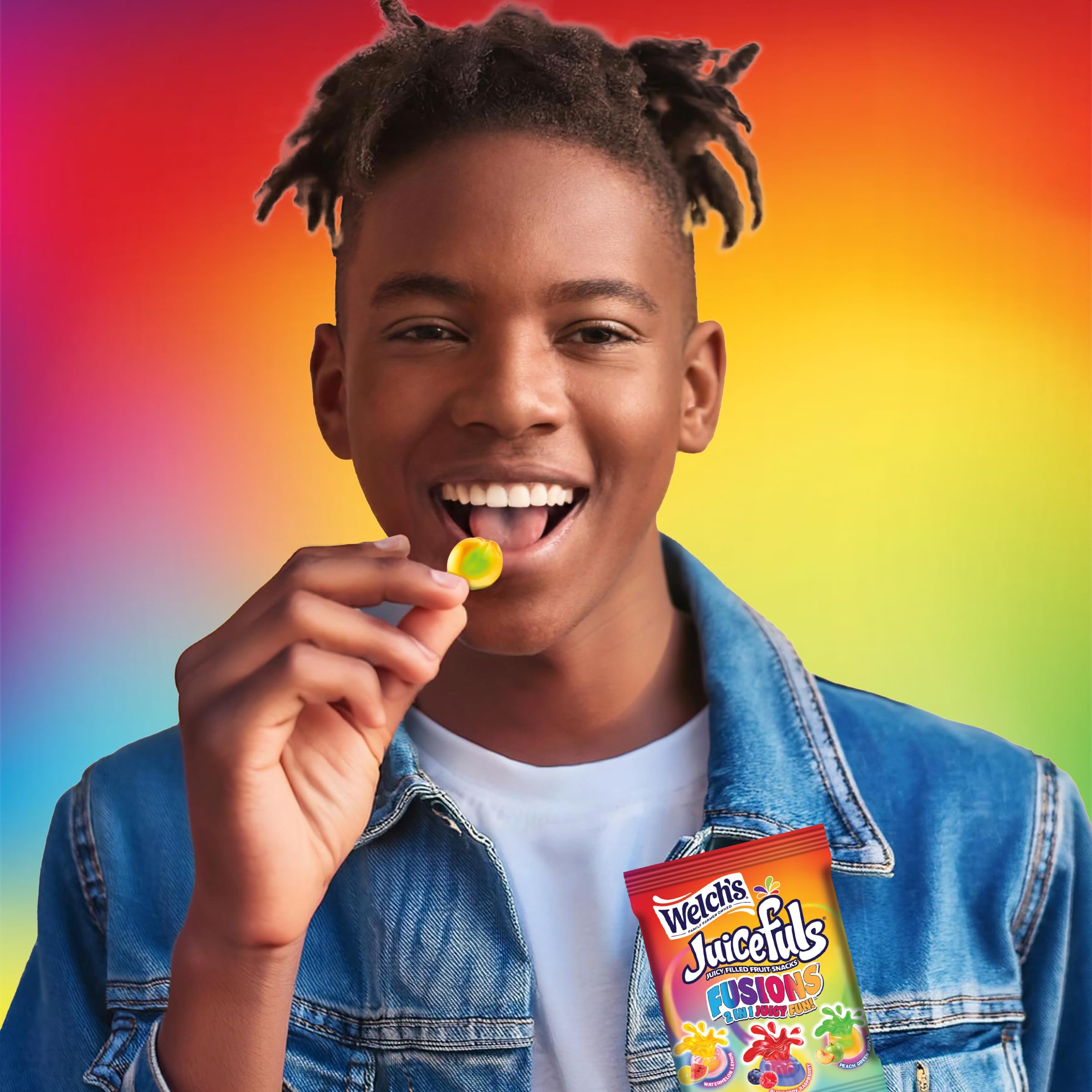 Welch's Juicefuls Fusions On-the-go snack for gym bag.