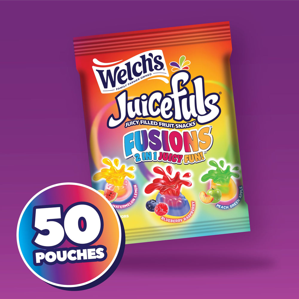 Welch's Juicefuls Fusions Peach Green Apple great post-practice refuel.
