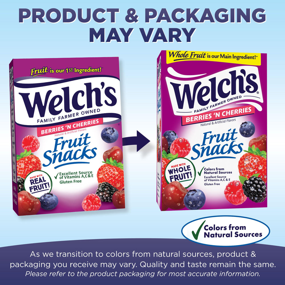 On the go Welch's snack packs ready for school, work, or travel