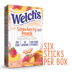 Close-up of Welch's Singles To Go packet showing powder texture