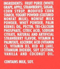 Welch's Strawberry Fruit-n-Yogurt Snacks on-the-go pack in hand suggests easy snacking.