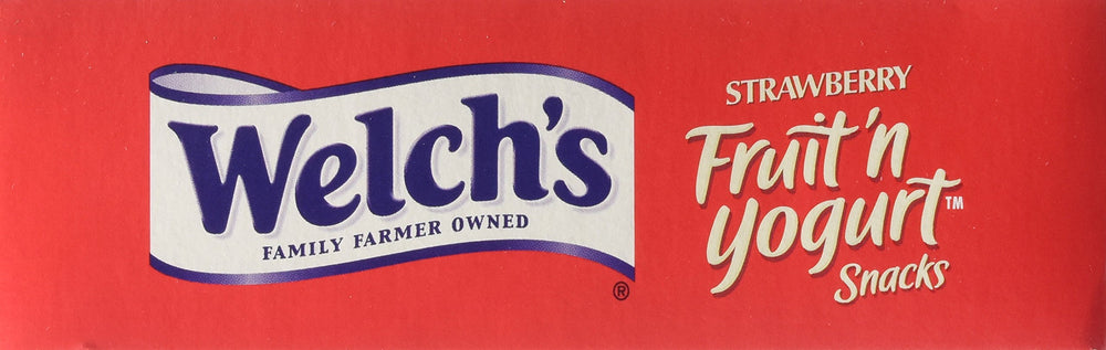 Welch's Strawberry Fruit'n Yogurt Snacks cherry flavor closeup.