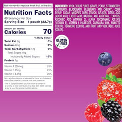 Close-up of Welch's whole fruit ingredients highlighted in snacks