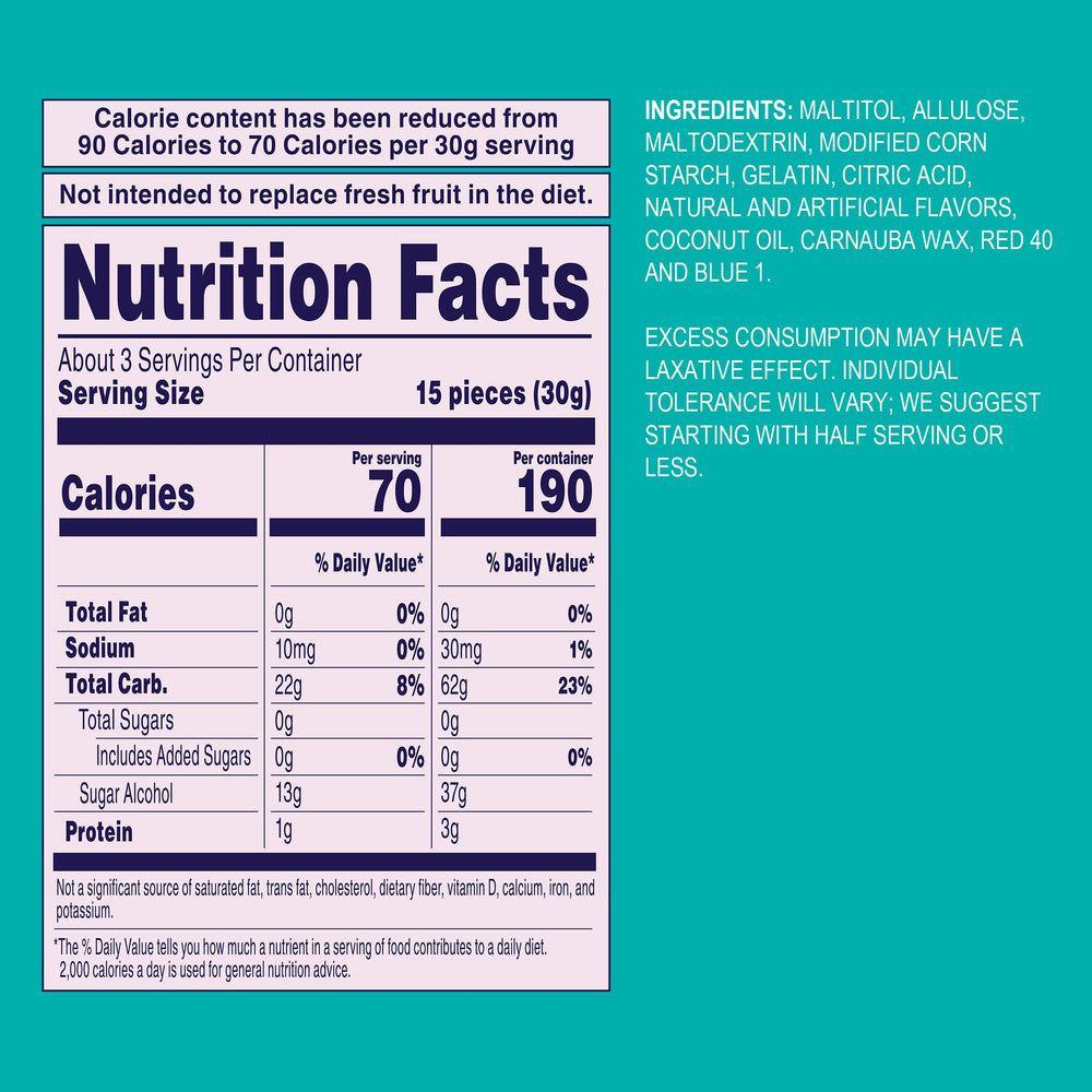 Welch's Zero Sugar Fruity Bites 3oz snack pack, convenient portion control