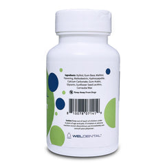 50-count packaging of WELdental gum ready for travel and on-the-go use