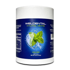 Welldental Xylitol Mints front packaging highlights eco friendly plastic-free design for on the go
