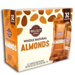 Wellsley Farms 100 calorie almond pack, ideal for portion-controlled snacking on the go.