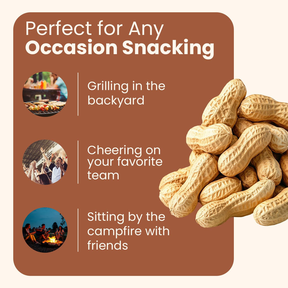 Game-day setup with Wellsley Farms unsalted peanuts for crowd-friendly munching