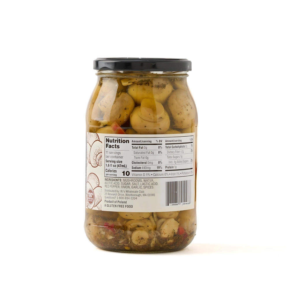Wellsley Farms marinated mushrooms with pasta idea for quick weeknight dinner