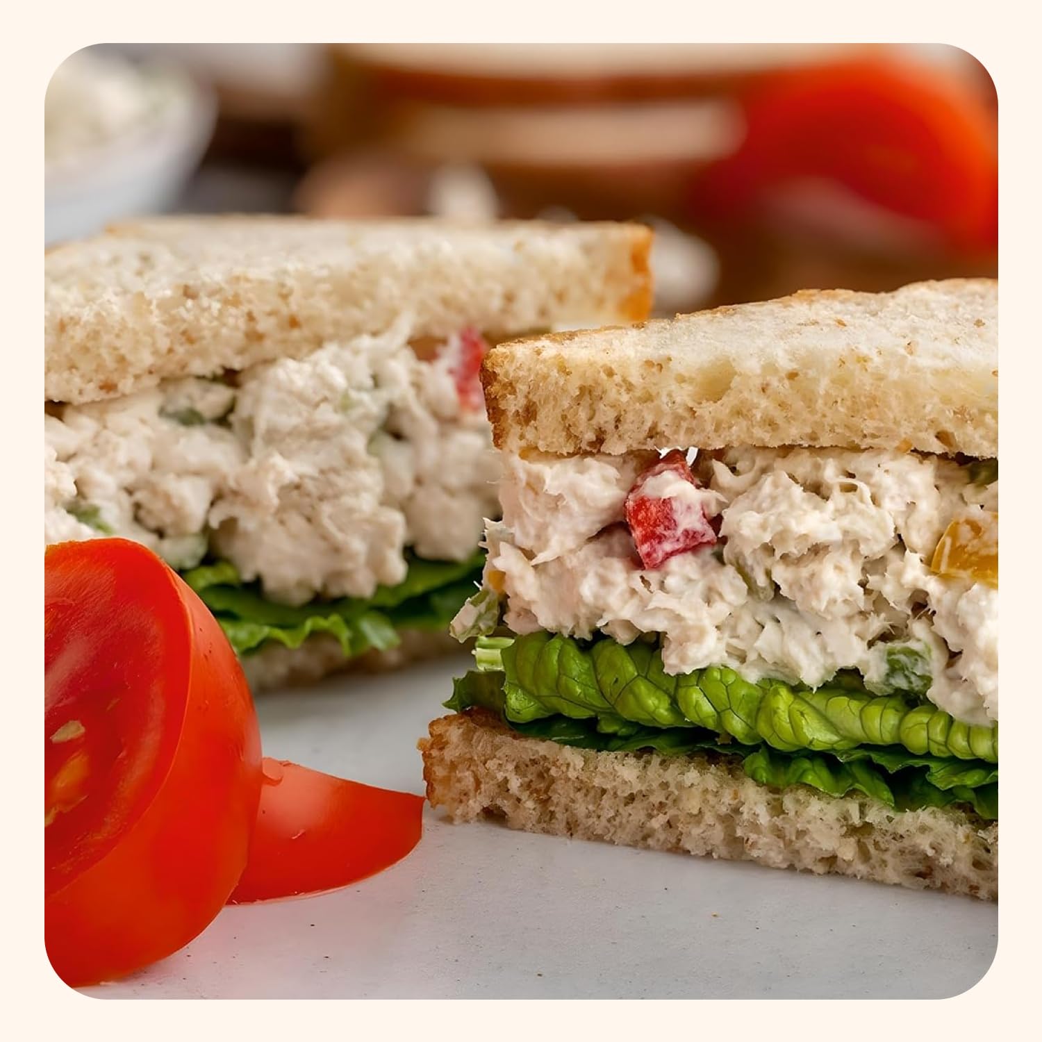 Wellsley Farms premium chunk chicken breast in water camping meal option.