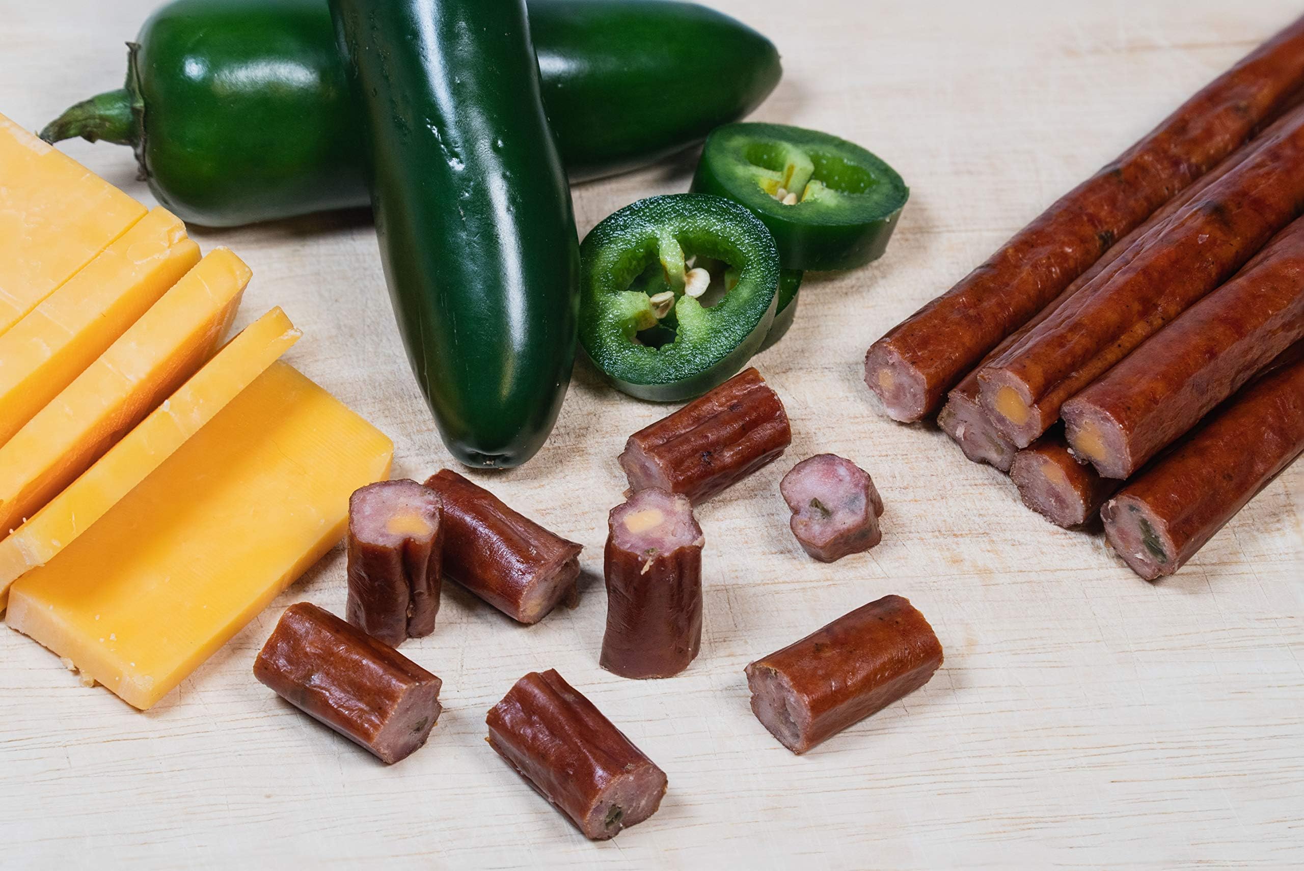 Nutrition snapshot shows protein, carbs, and calories per serving for Wenzel's Farm sticks.