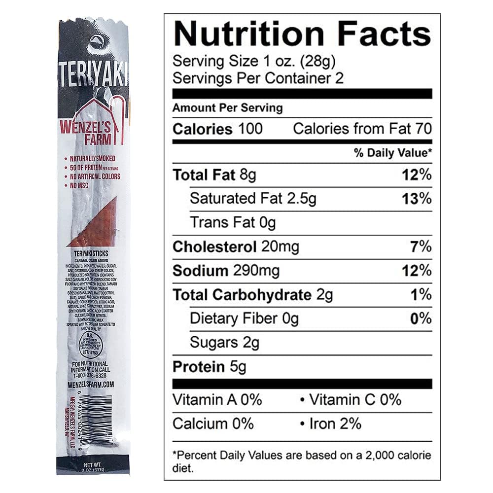 Spicy Teriyaki sticks, ready for on-the-go fueling