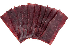 Werner beef jerky slab ready-to-eat slices ideal for quick protein.