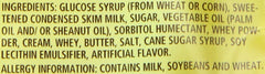 Close-up of caramel apple shell and creamy center of Werther's Original candies.