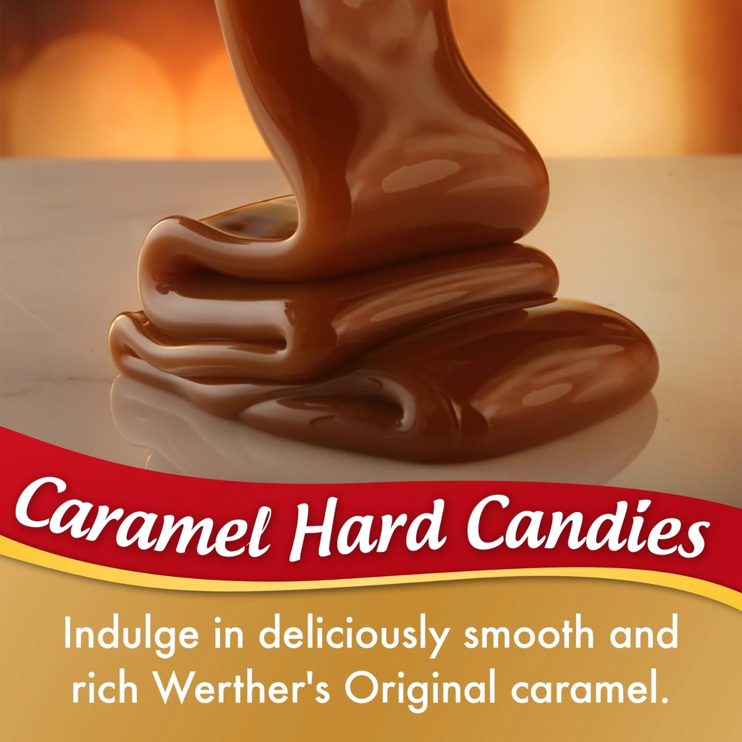 On-the-go Werther's caramel hard candy for quick sweet moments.