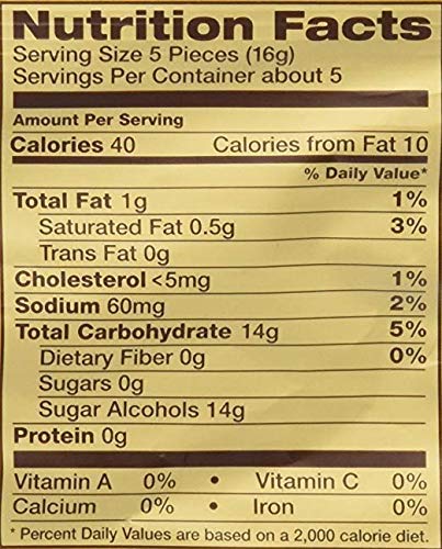 Sugar-free Werther's icon reinforces guilt-free enjoyment and everyday snacking.
