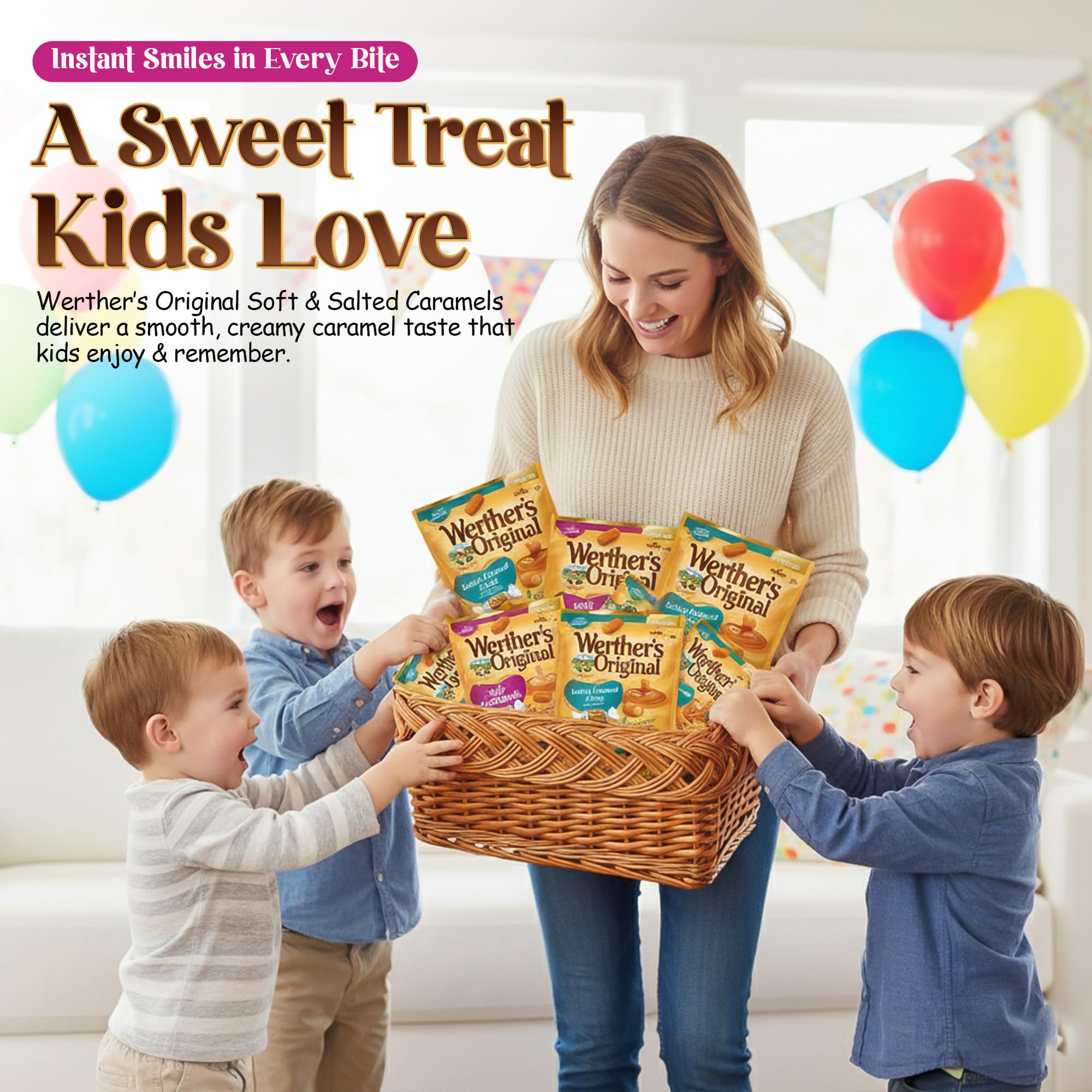 Perfect Werther's snack for gatherings, travel, or office candy bowls
