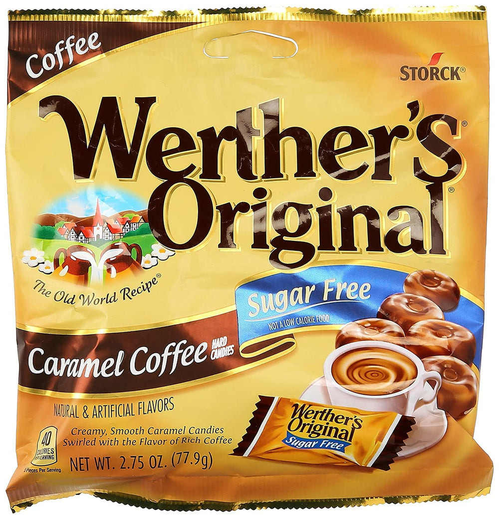 Individually wrapped Werther's Original candies offer freshness and portability.