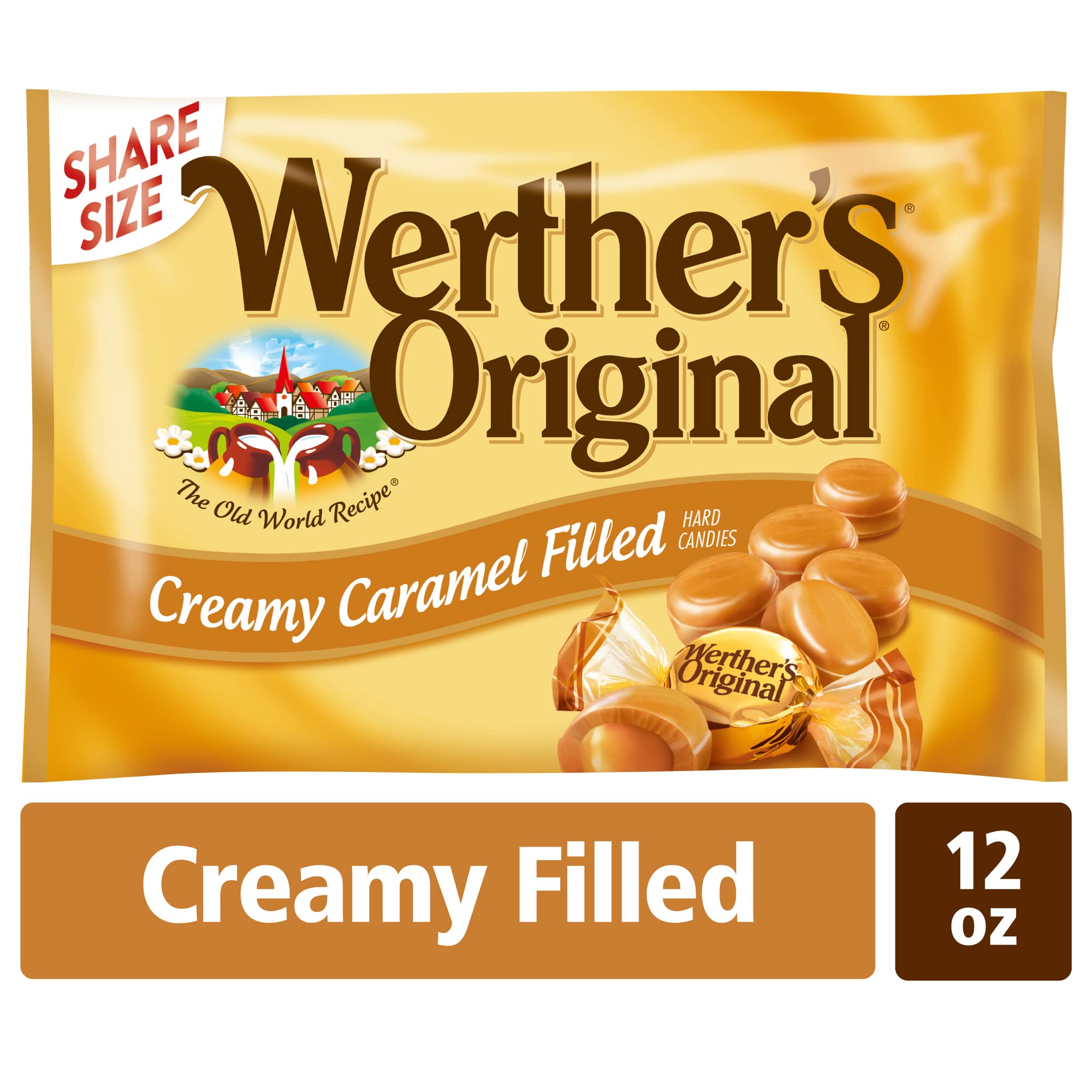 Real butter and fresh cream make Werther's Original caramel taste uniquely smooth