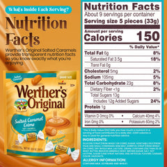 Werther's Original salted caramel creme pack for gift-ready indulgence