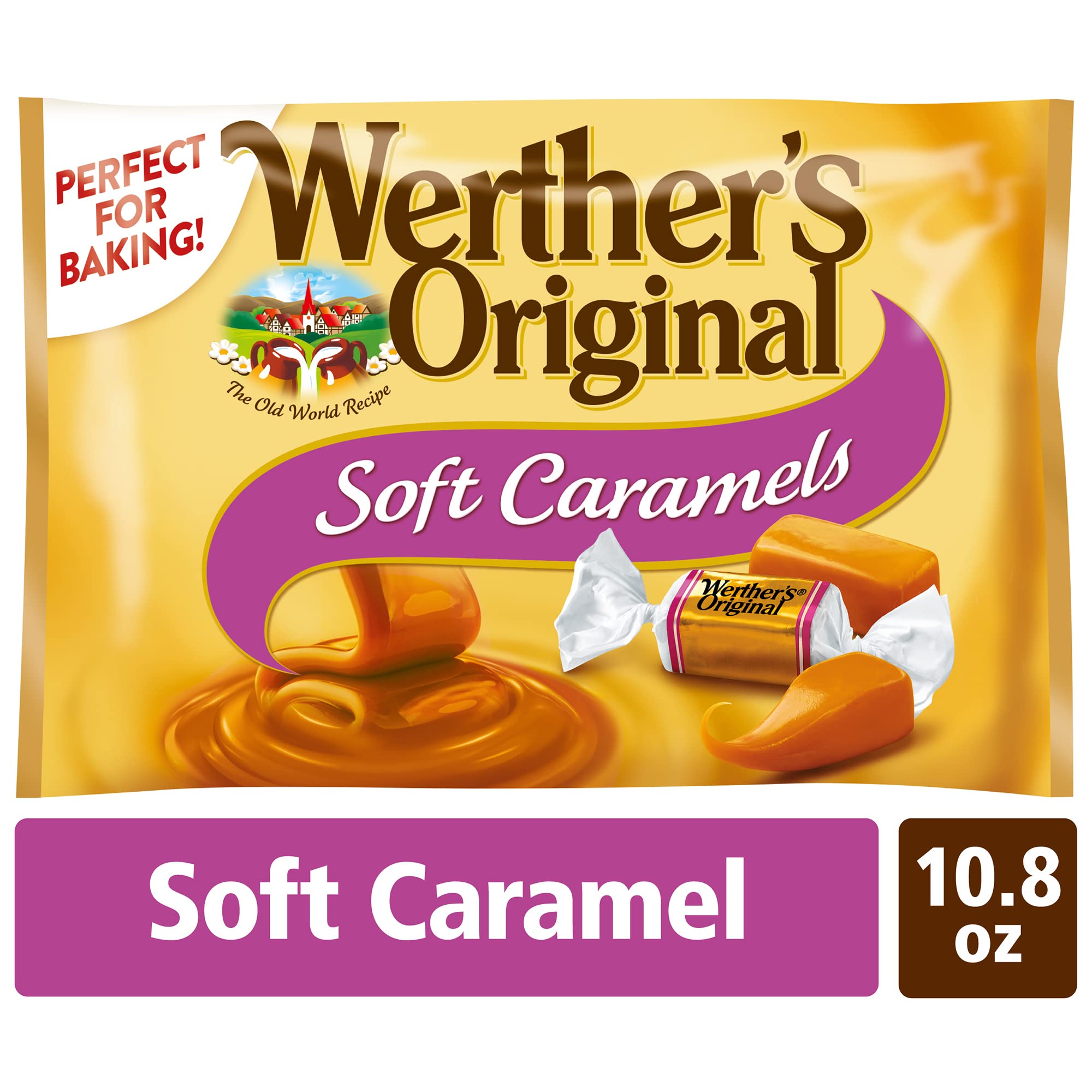 Werther's Original soft caramel in hand convenient on the go