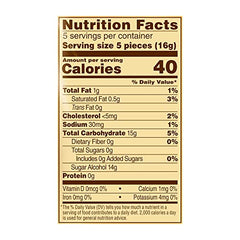 Individually wrapped Werther's Original sugar-free caramel coffee candy for freshness on the go