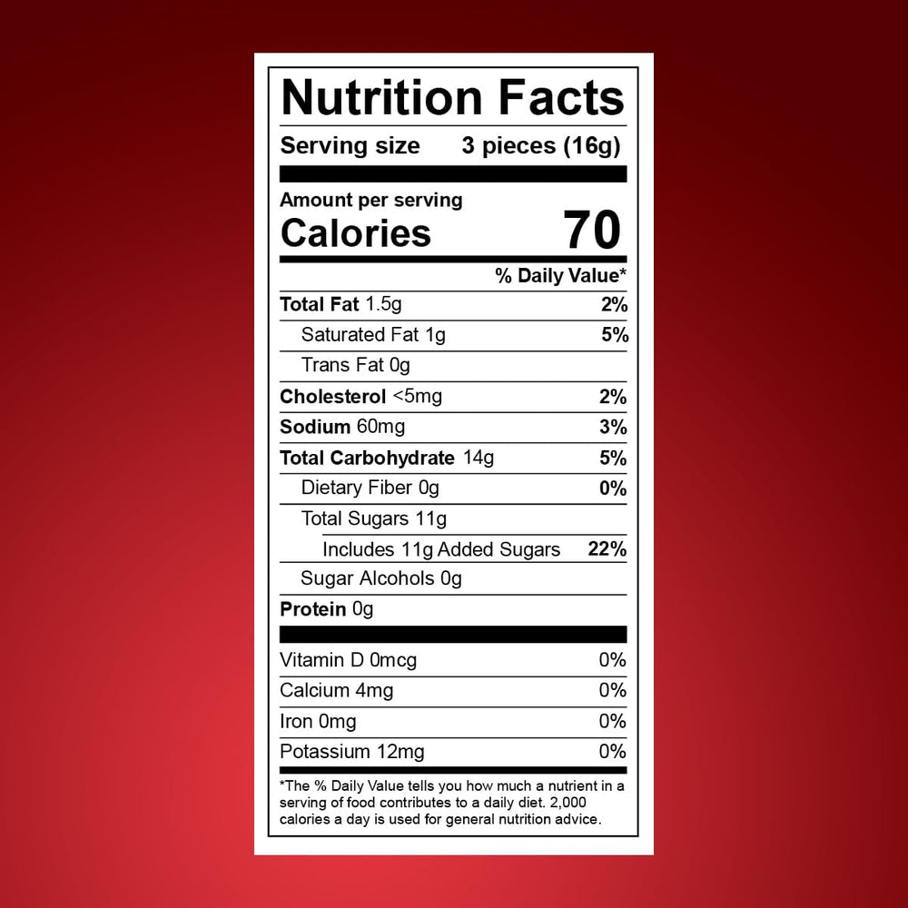 Werthrs Original Caramel Hard Candies closeup melt, showcasing smooth melt-in-mouth texture.