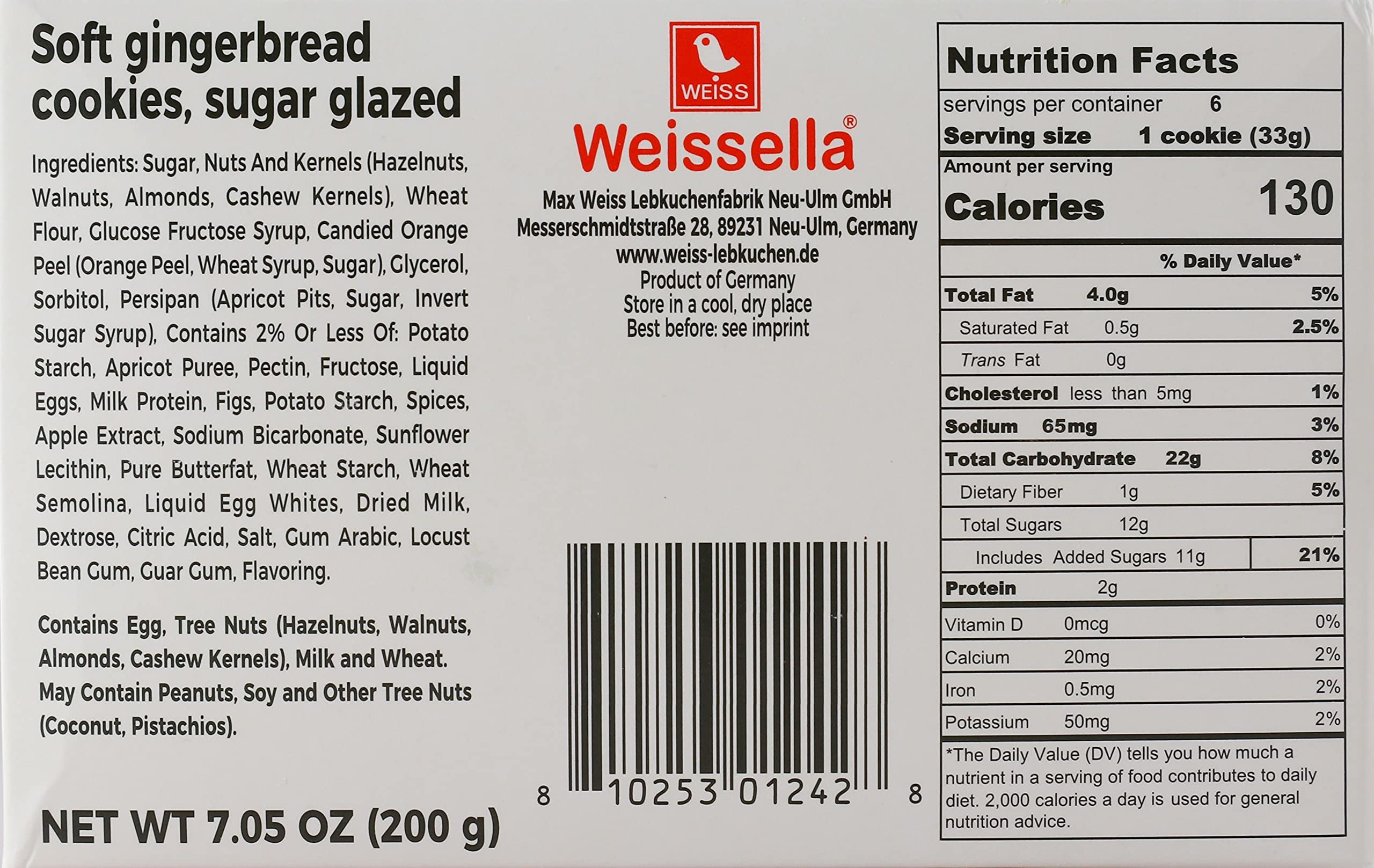 Wess Weissella soft gingerbread cookies gingerbread spice aroma ready for cozy moments