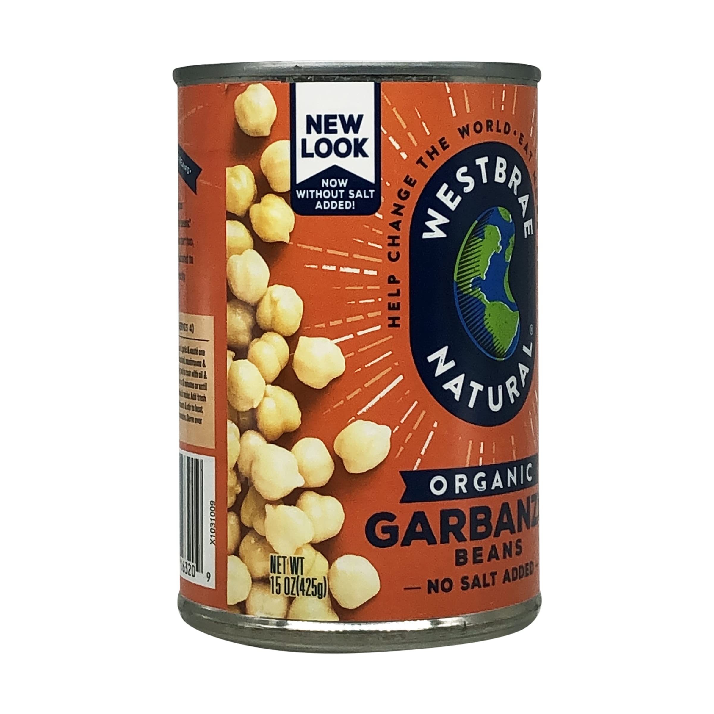 Westbrae garbanzo beans drained visually highlight texture and creaminess
