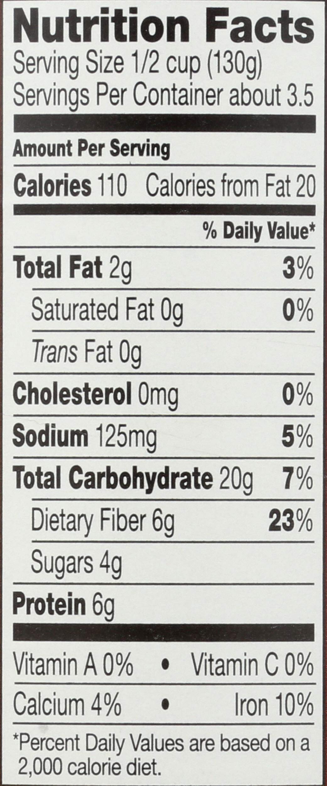Westbrae Natural garbanzo beans label highlights organic certification and pantry-friendly packaging