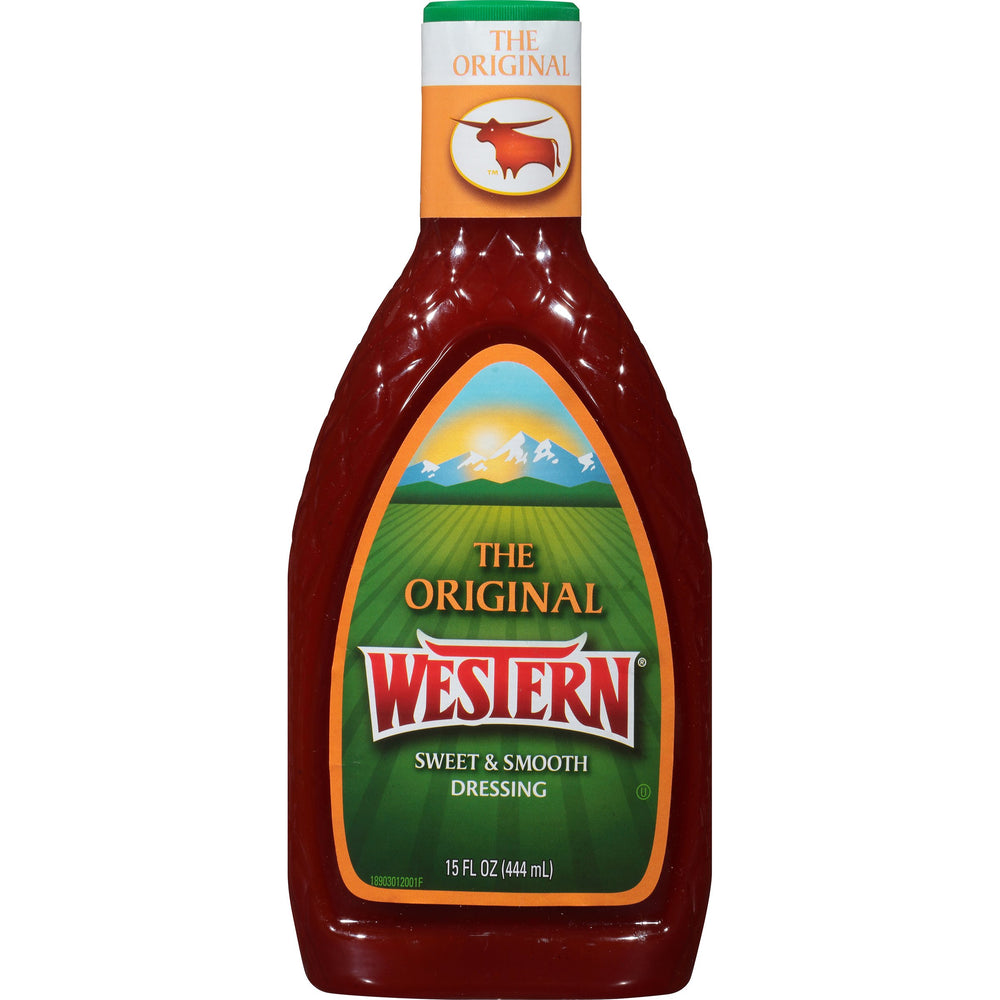 Western Original Sweet and Smooth French Dressing bottle ready to elevate salads