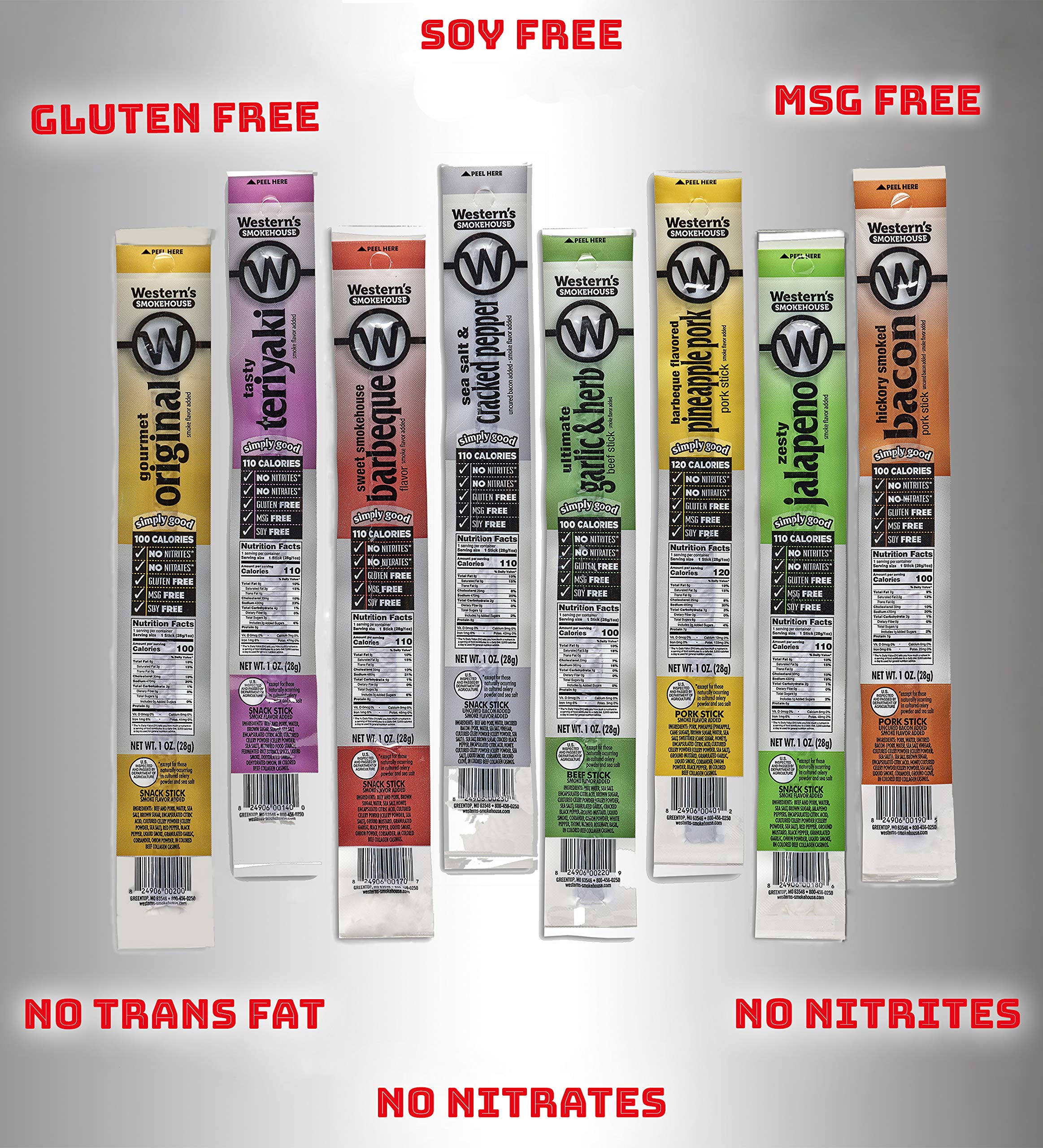 Western's Smokehouse Ultimate Garlic & Herb stick with bold finish