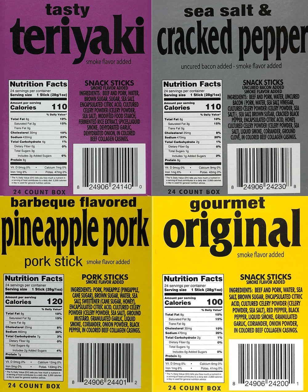 Western's Smokehouse eight flavors display helps you choose your favorite snack.