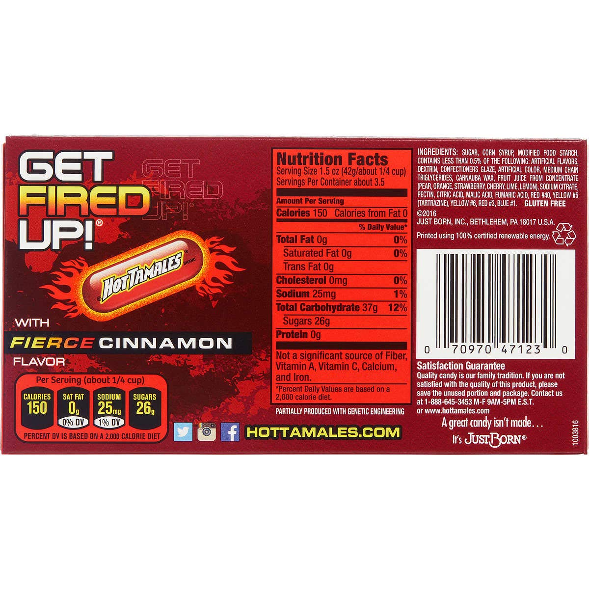 Westwood Hot Tamales bulk pack twelve packaging, great for vending and events