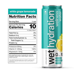 Wet Hydration Orange Mango can — sugar-free flavor ideal for on-the-go hydration.