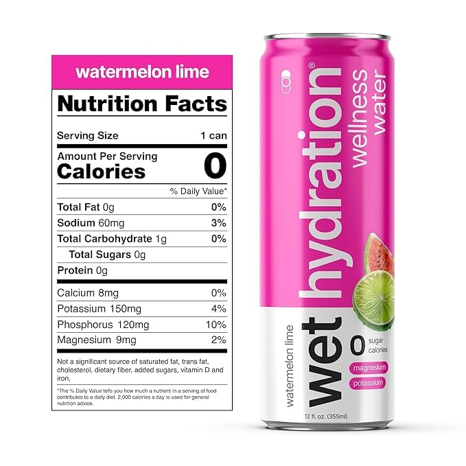 Wet Hydration packaging image — keeps your zero calorie hydration ready.