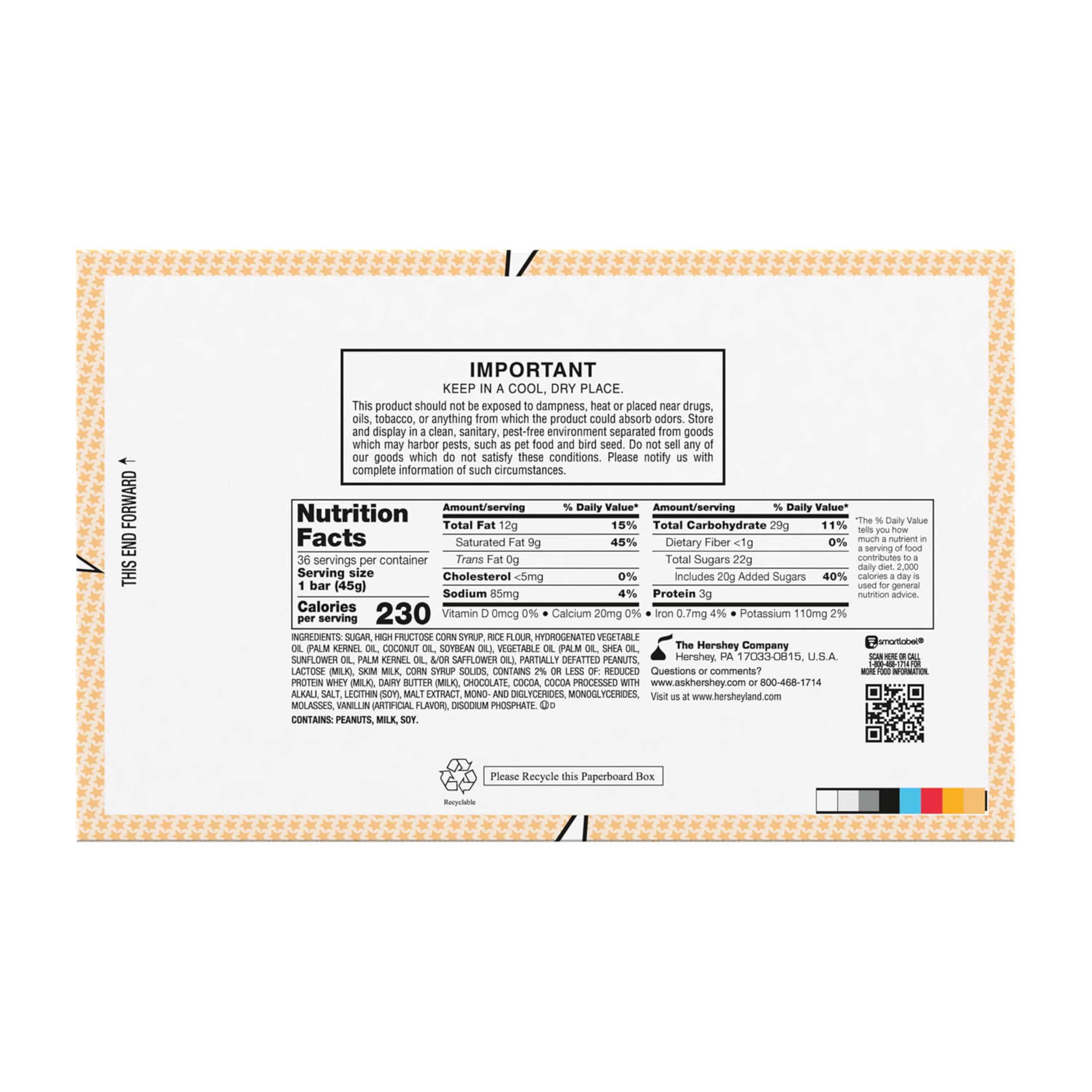Whatchamacallit bulk box of 36 bars ideal for sharing at gatherings