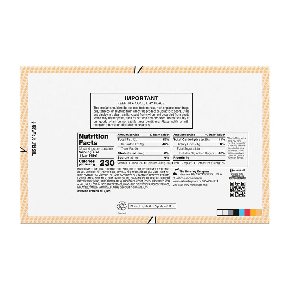 Whatchamacallit bulk box of 36 bars ideal for sharing at gatherings