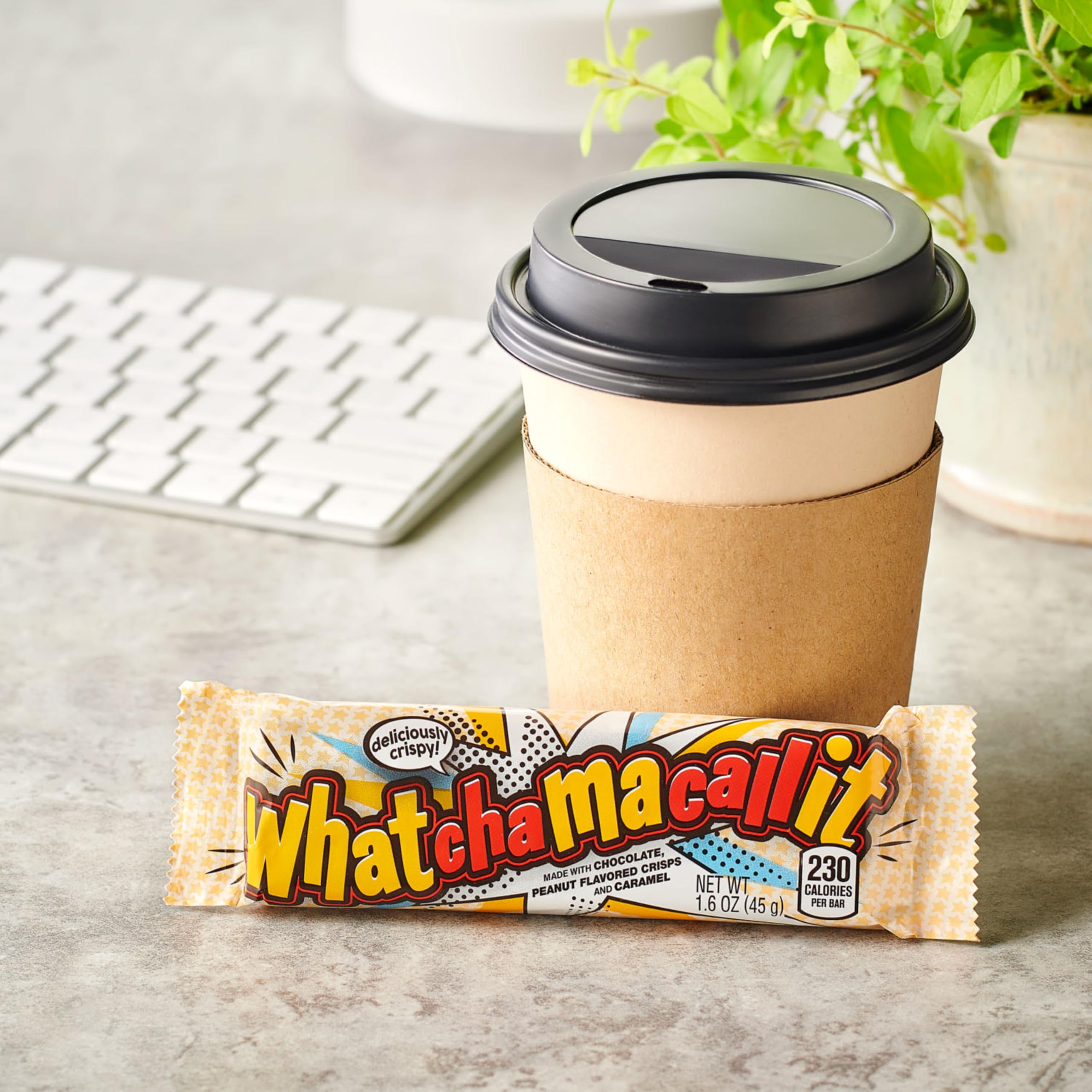 Whatchamacallit packaging label emphasizing bulk value and kosher certification