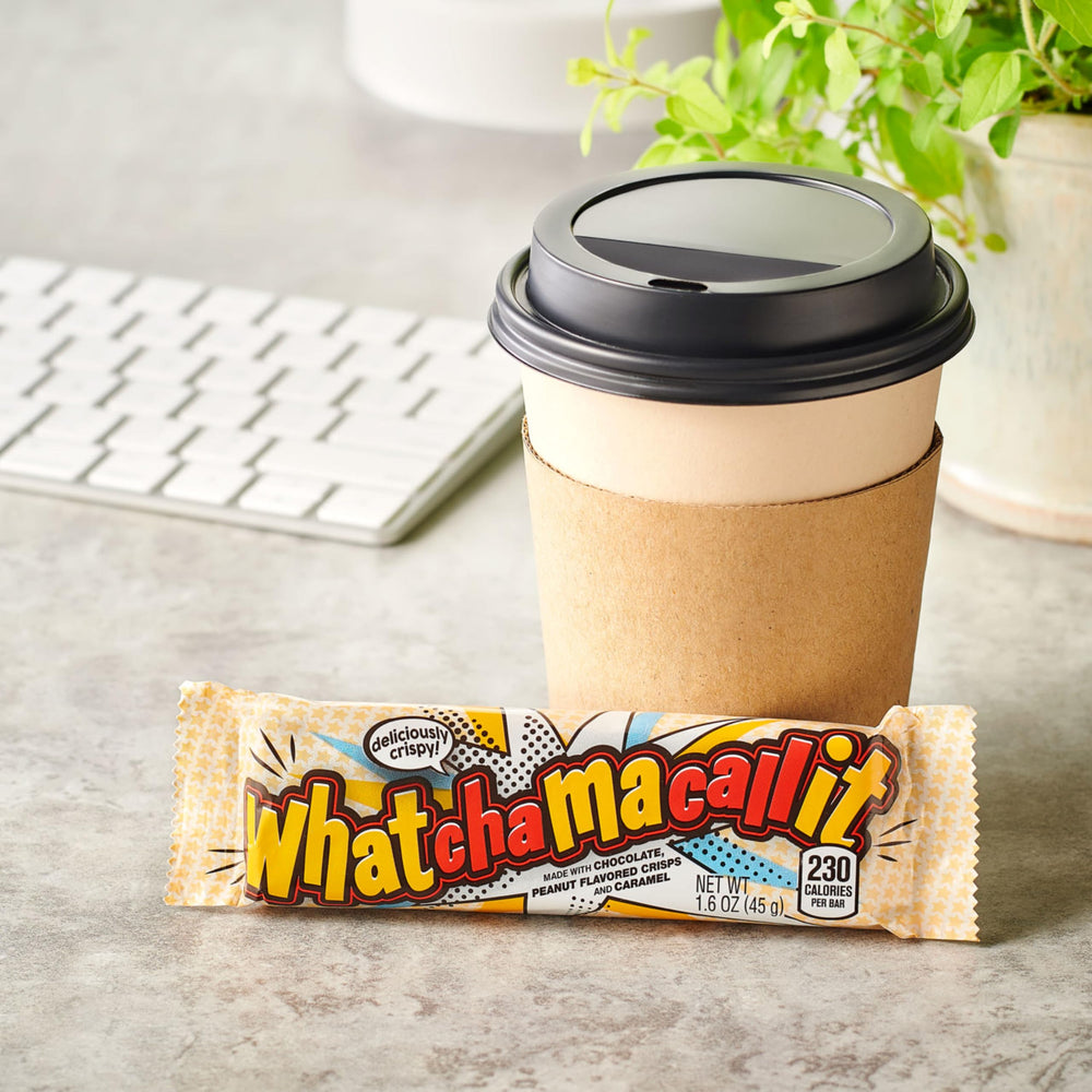 Whatchamacallit packaging label emphasizing bulk value and kosher certification