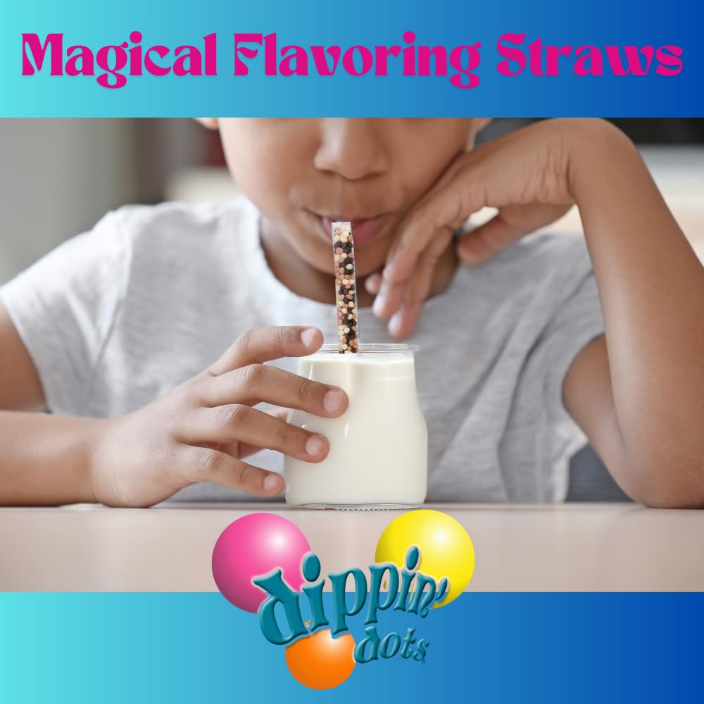 Bundle of four Cookies N’ Cream straws for family sharing and smiles.
