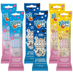 Whatever Brands USA Dippin’ Dots cotton candy milk straw for kid-friendly lunchbox fun
