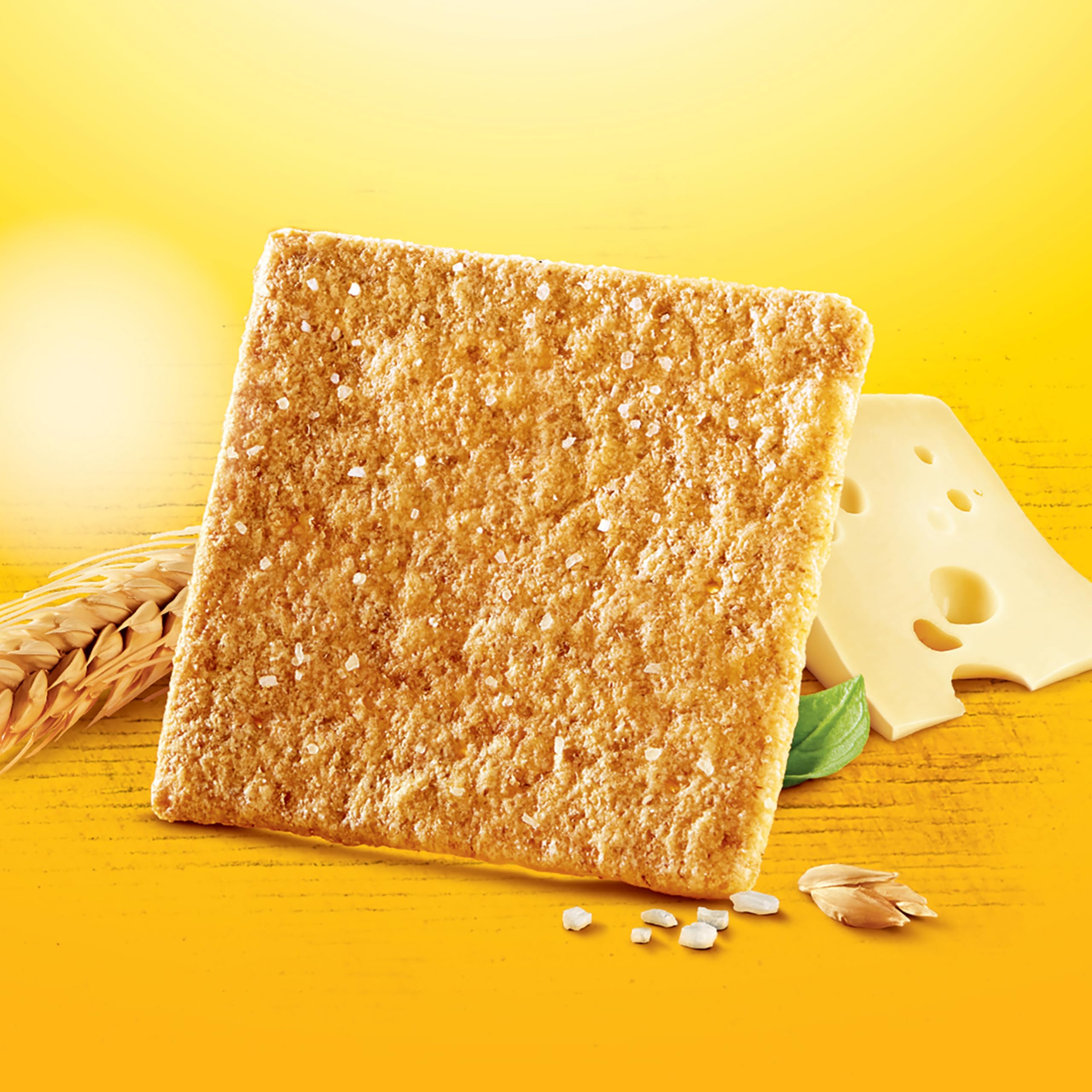 Wheat Thins BIG Snacks cheese board setup with crisp crackers